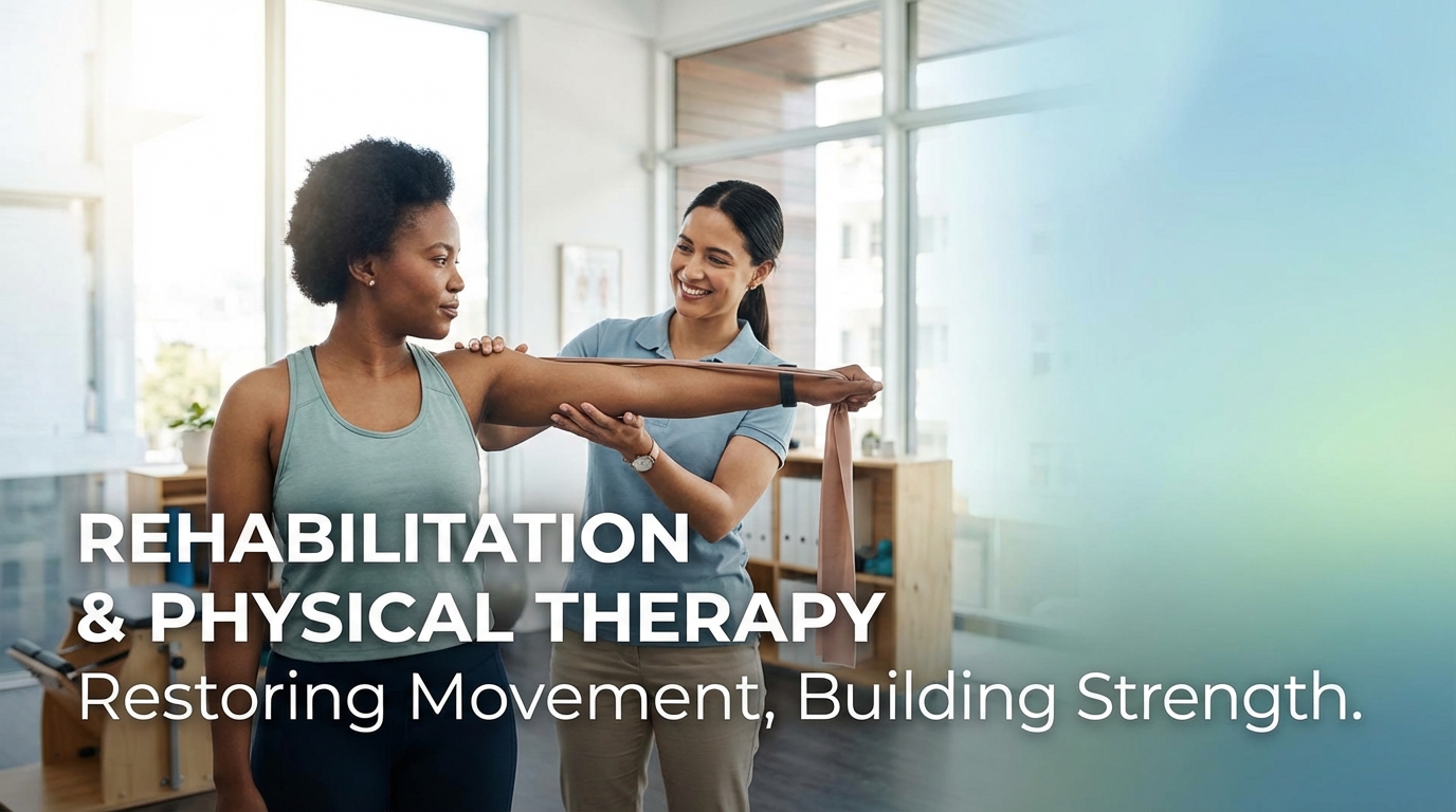 Illustrated guide showing evidence-based sciatica exercises including nerve glides, extension movements, and core stabilization